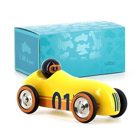 Vilac Drveni automobil Old Sport Compet žuti, Vilac