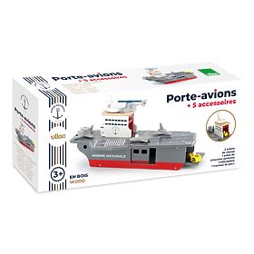 Vilac Drveni nosač zrakoplova s dodacima