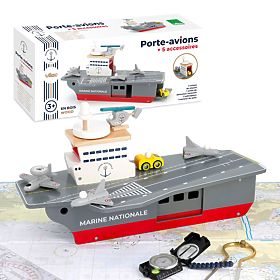 Vilac Drveni nosač zrakoplova s dodacima