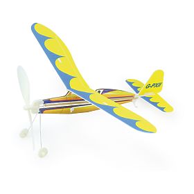 Vilac Građevinski set avion s propelerom na navijanje 1 kom žuti, Vilac