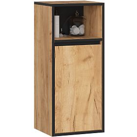 VJEŠALICA ZA KUPAONSKI ORMARIĆ VAMI W35 1D 1W HRAST CRAFT / CRNA