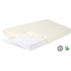 Vodootporna plahta od bambusa 120x60 cm - bež