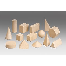 Wissner Drveni set geometrijskih tijela 14 kom