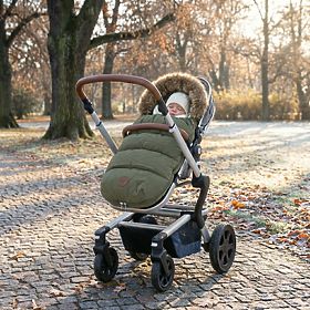 Zimska torba za kolica Mouse - kaki